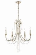 Arcadia 23.5'' Antique Silver Chandelier