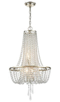 Arcadia 18'' Antique Silver Chandelier