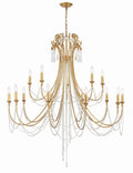 Arcadia 46.25'' Antique Gold Chandelier