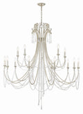 Arcadia 46.25'' Antique Silver Chandelier