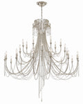 Arcadia 61'' Antique Silver Chandelier