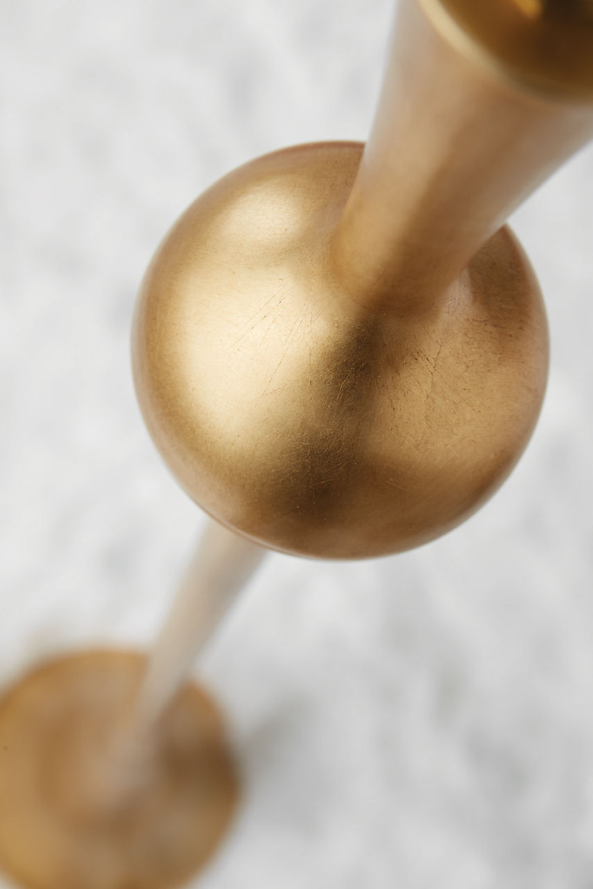 Dover Floor Lamp | Gild | Linen Shade