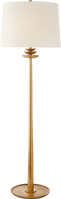 Beaumont Floor Lamp | Gild | Linen Shade