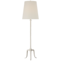Mathilde 59" Floor Lamp | Plaster White | Linen Shade