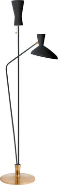 Austen Large Dual Function Floor Lamp | Black
