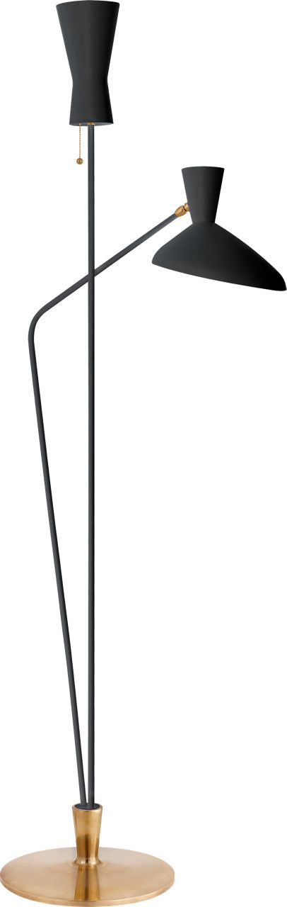 Austen Large Dual Function Floor Lamp | Black