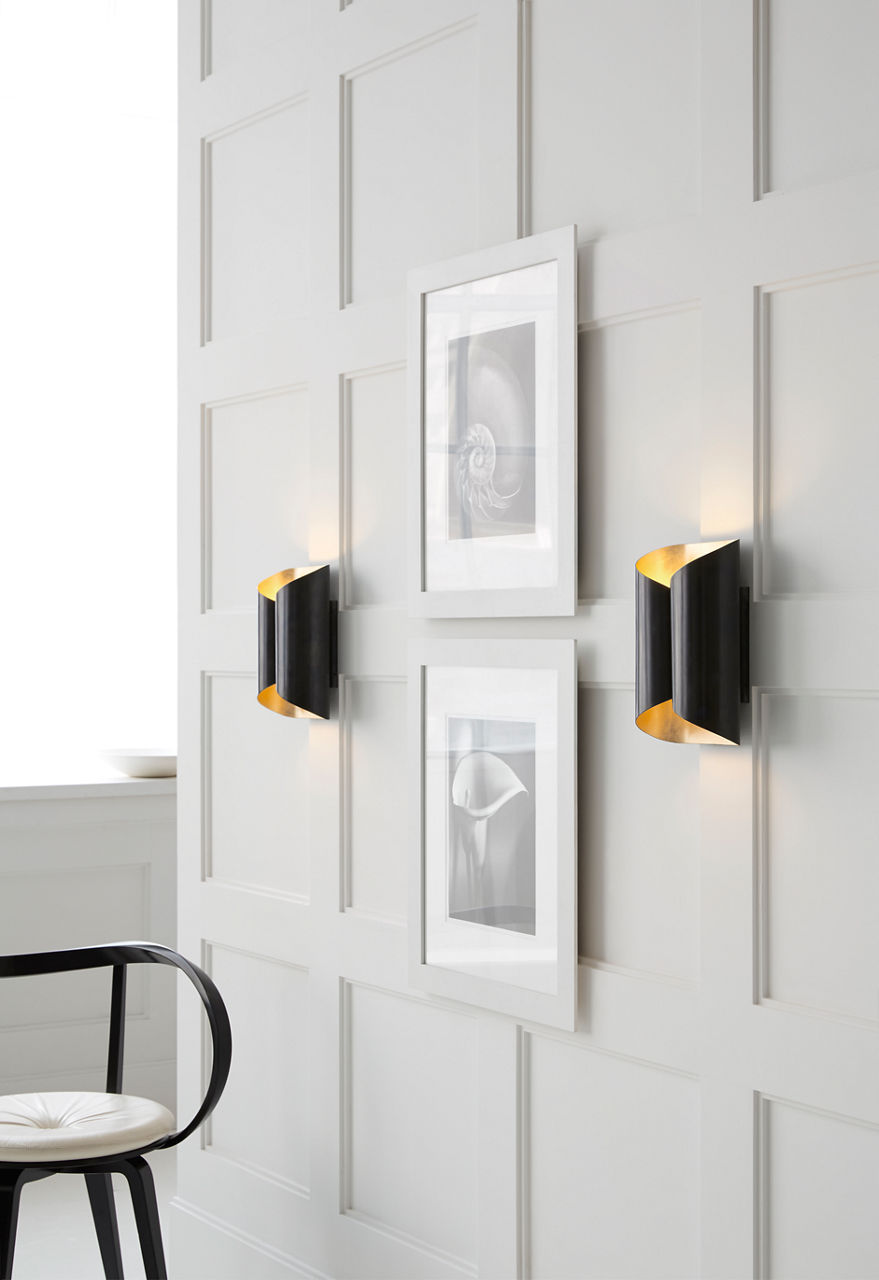 Selfoss Sconce | Bronze and Gild Interior
