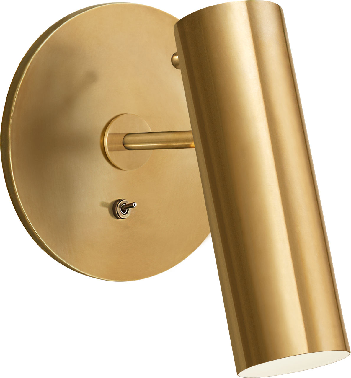 Lancelot Pivoting Light | Hand-Rubbed Antique Brass