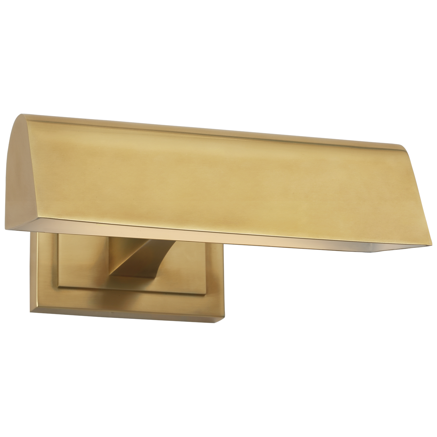 Edric 8" Picture Light | Hand-Rubbed Antique Brass