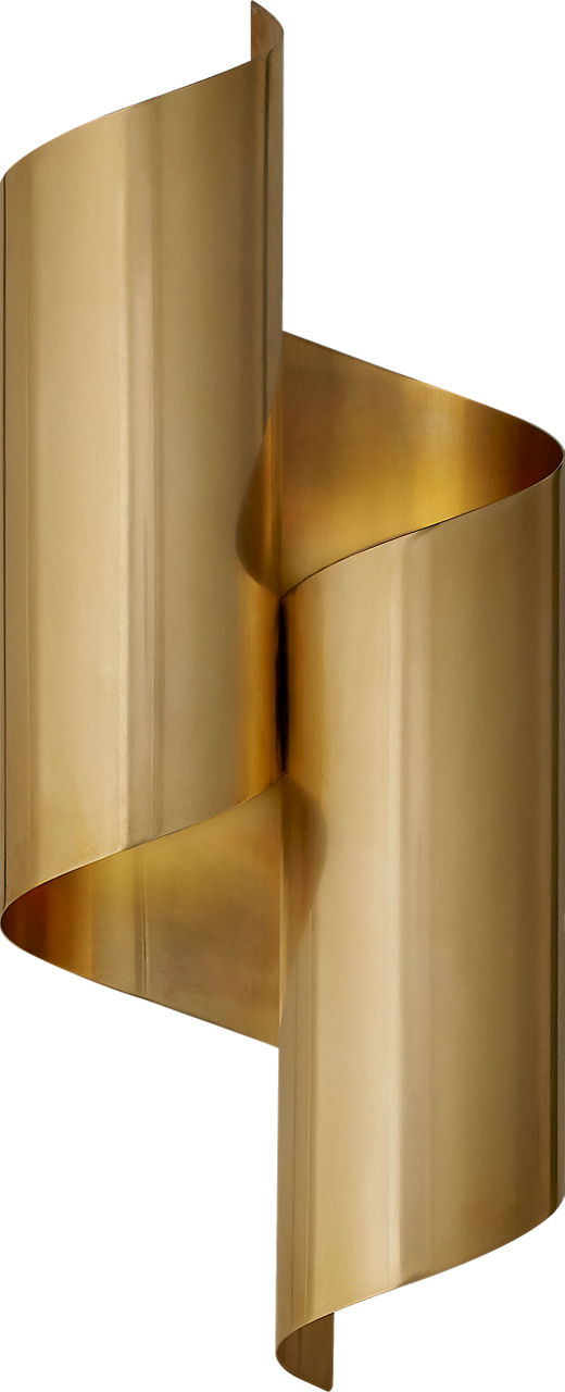 Iva Medium Wrapped Sconce | Hand-Rubbed Antique Brass