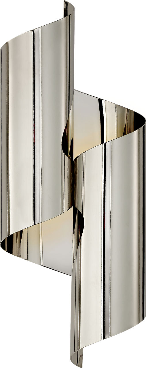 Iva Medium Wrapped Sconce | Polished Nickel