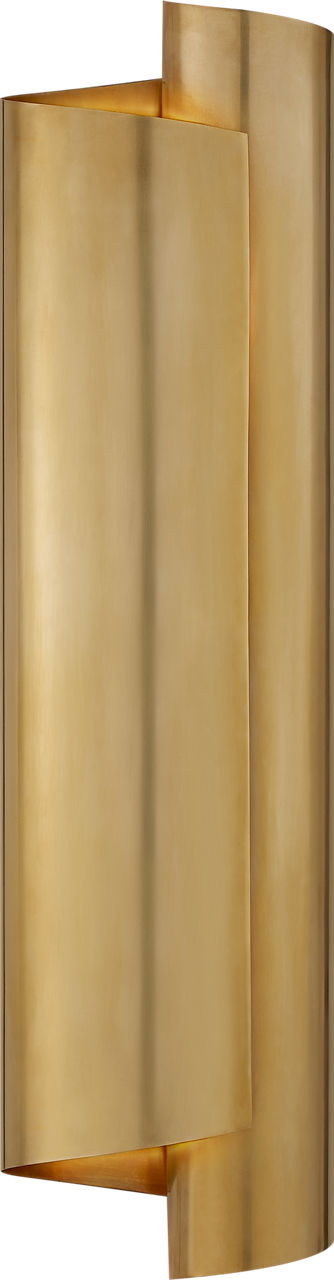 Iva Large Wrapped Sconce | Hand-Rubbed Antique Brass