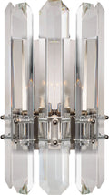Bonnington Wall Sconce | Polished Nickel | Crystal