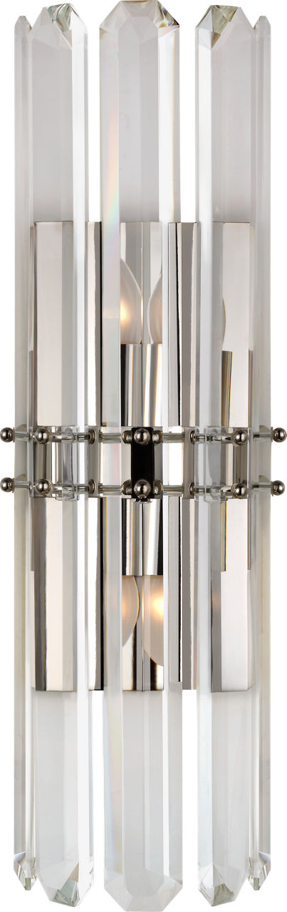 Bonnington Tall Sconce | Polished Nickel