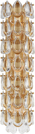 Liscia 22" Sconce | Gild | Crystal