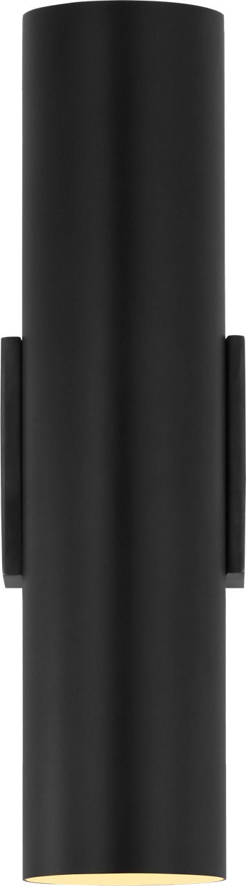 Nella Medium Cylinder Sconce | Matte Black