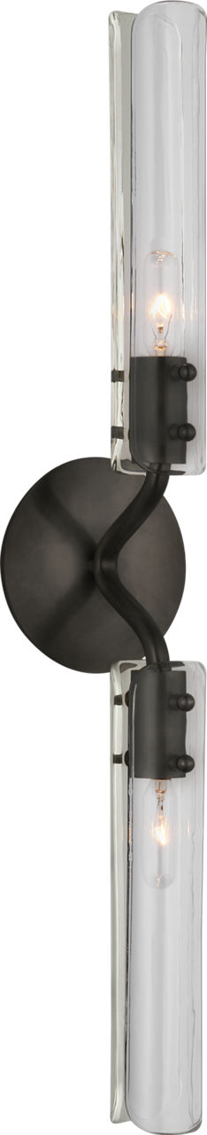 Casoria 23" Linear Sconce | Bronze | Clear Glass