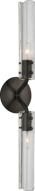 Casoria 23" Linear Sconce | Bronze | Clear Glass