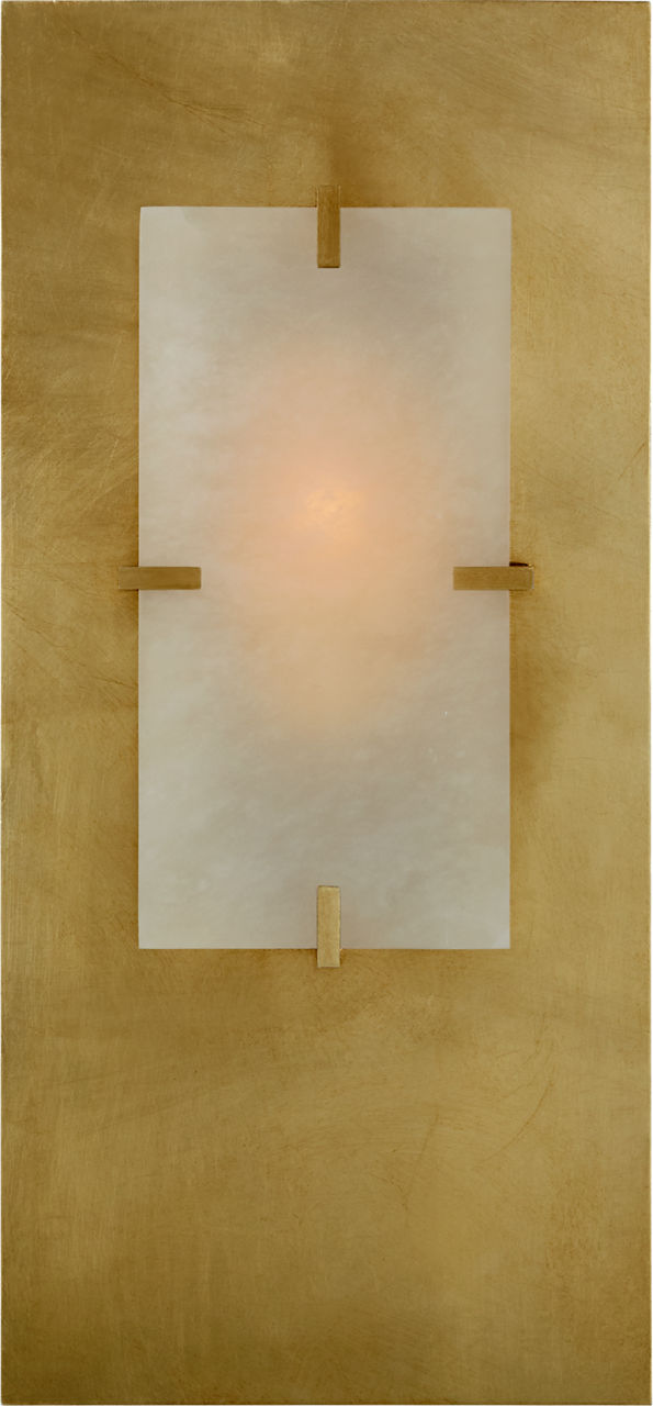 Dominica Rectangle Sconce | Gild and Alabaster