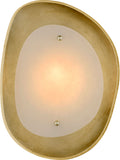 Samos Small Sculpted Sconce | Gild | Alabaster