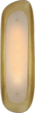 Samos Tall Sculpted Sconce | Gild | Alabaster