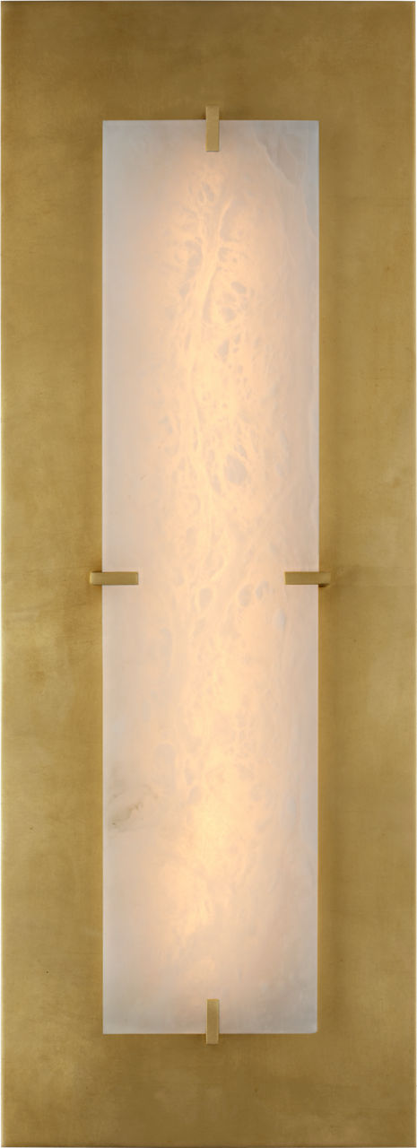 Dominica Large Rectangle Sconce | Gild and Alabaster