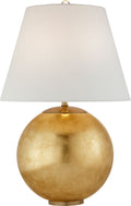 Morton Table Lamp | Gild | Linen Shade