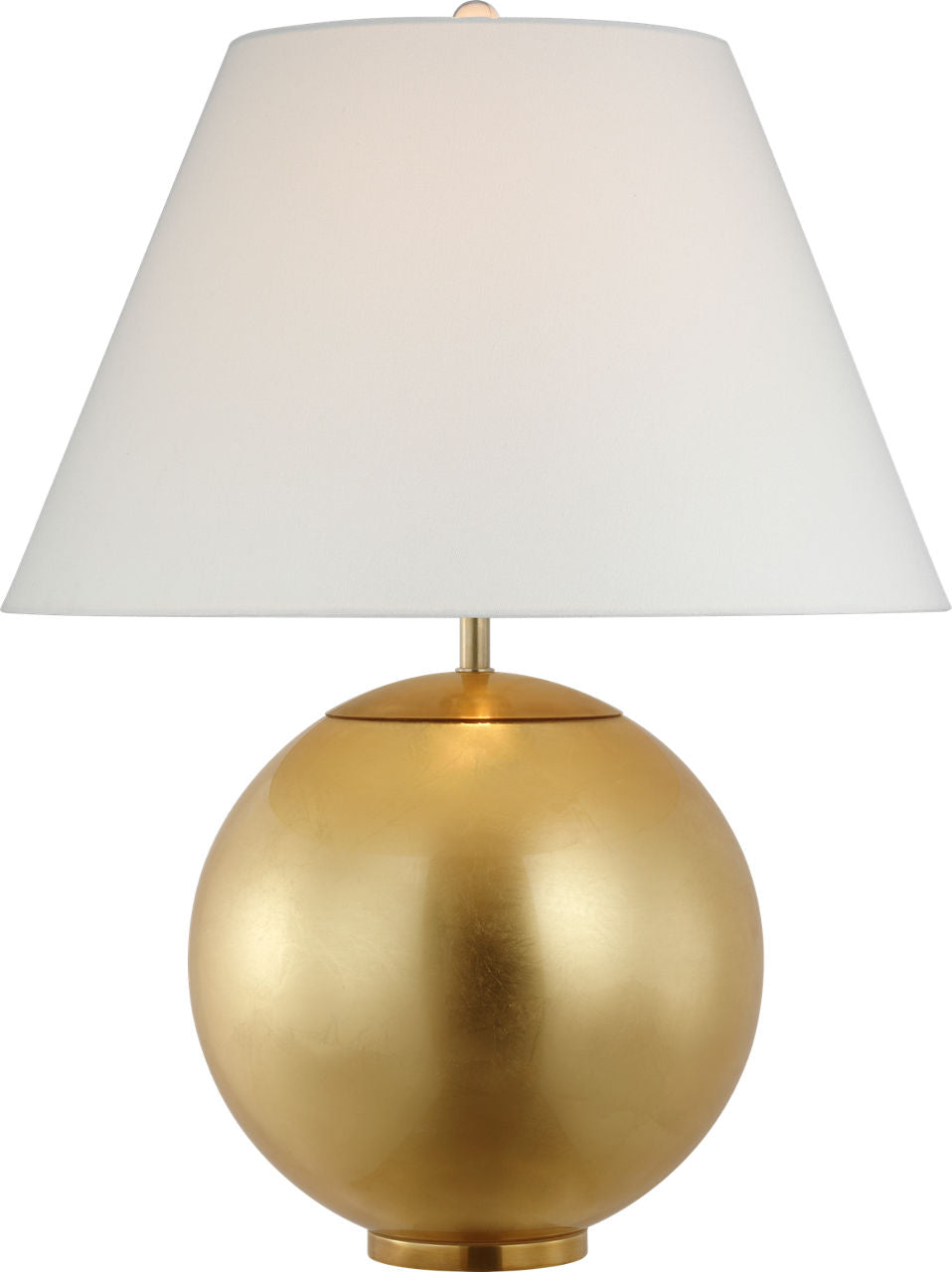 Morton Large Table Lamp | Gild | Linen Shade