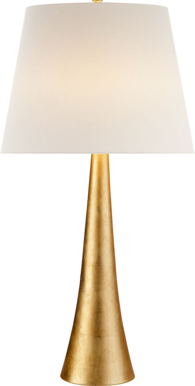 Dover Table Lamp | Gild | Linen Shade
