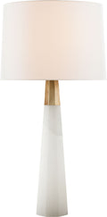 Olsen Cordless Table Lamp | Alabaster | Linen Shade