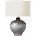 Gaios 13" Cordless Accent Lamp | Galaxy Grey | Linen Shade