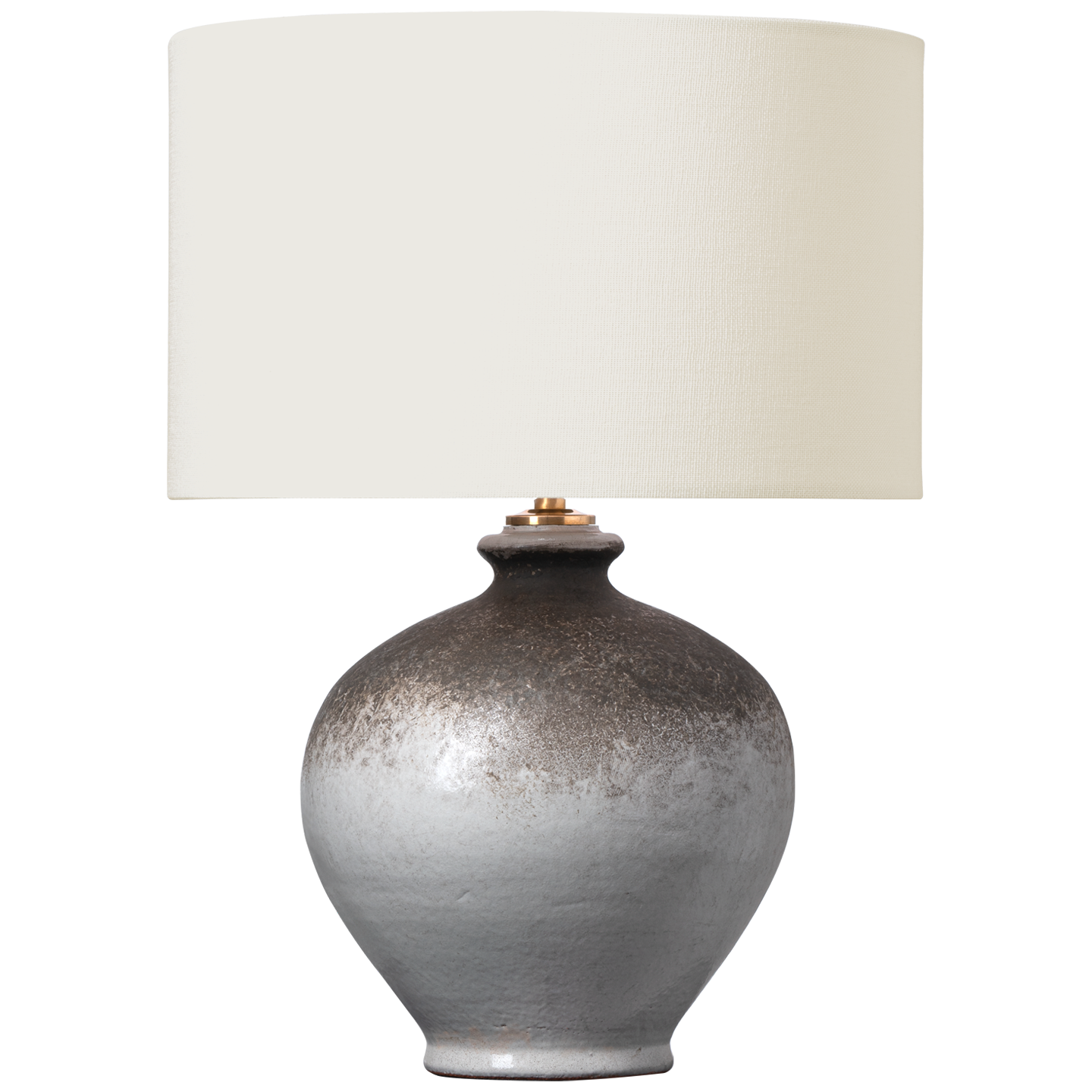 Gaios 13" Cordless Accent Lamp | Galaxy Grey | Linen Shade