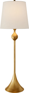 Dover Buffet Lamp | Gild | Linen Shade