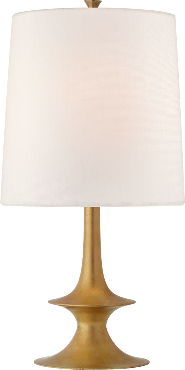 Lakmos Medium Table Lamp | Gild | Linen Shade