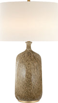 Culloden Table Lamp | Marbleized Sienna | Linen Shade
