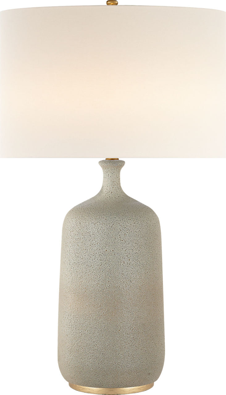 Culloden Table Lamp | Volcanic Ivory | Linen Shade