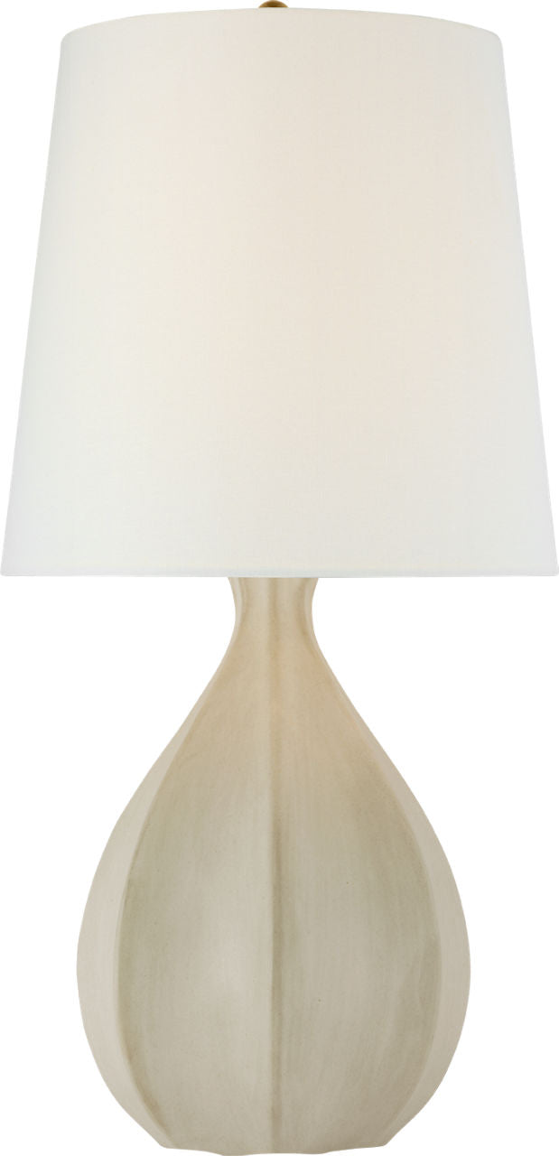 Rana Large Table Lamp | Stone White | Linen Shade