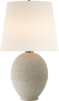 Toulon Table Lamp | Volcanic Ivory | Linen Shade