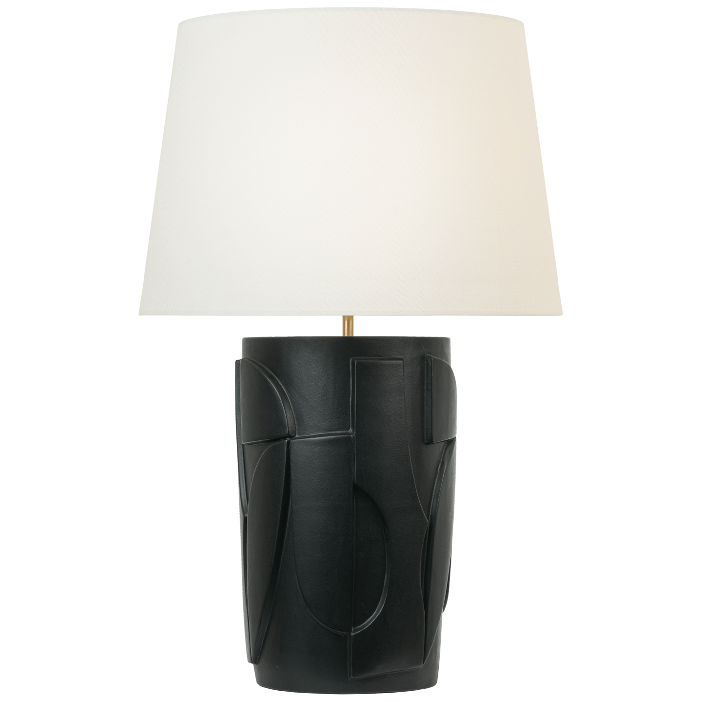 Klint 28" Table Lamp | Matte Black | Linen Shade