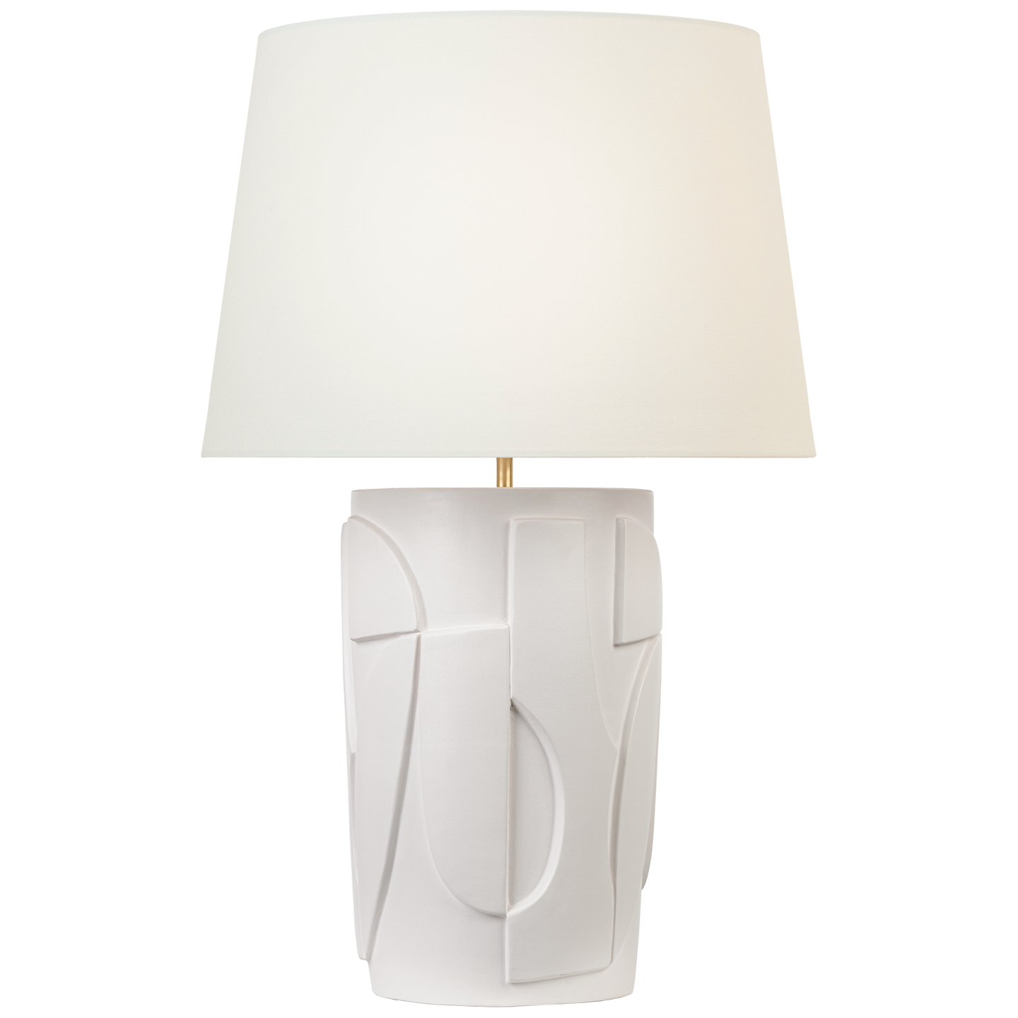 Klint 28" Table Lamp | Matte White | Linen Shade