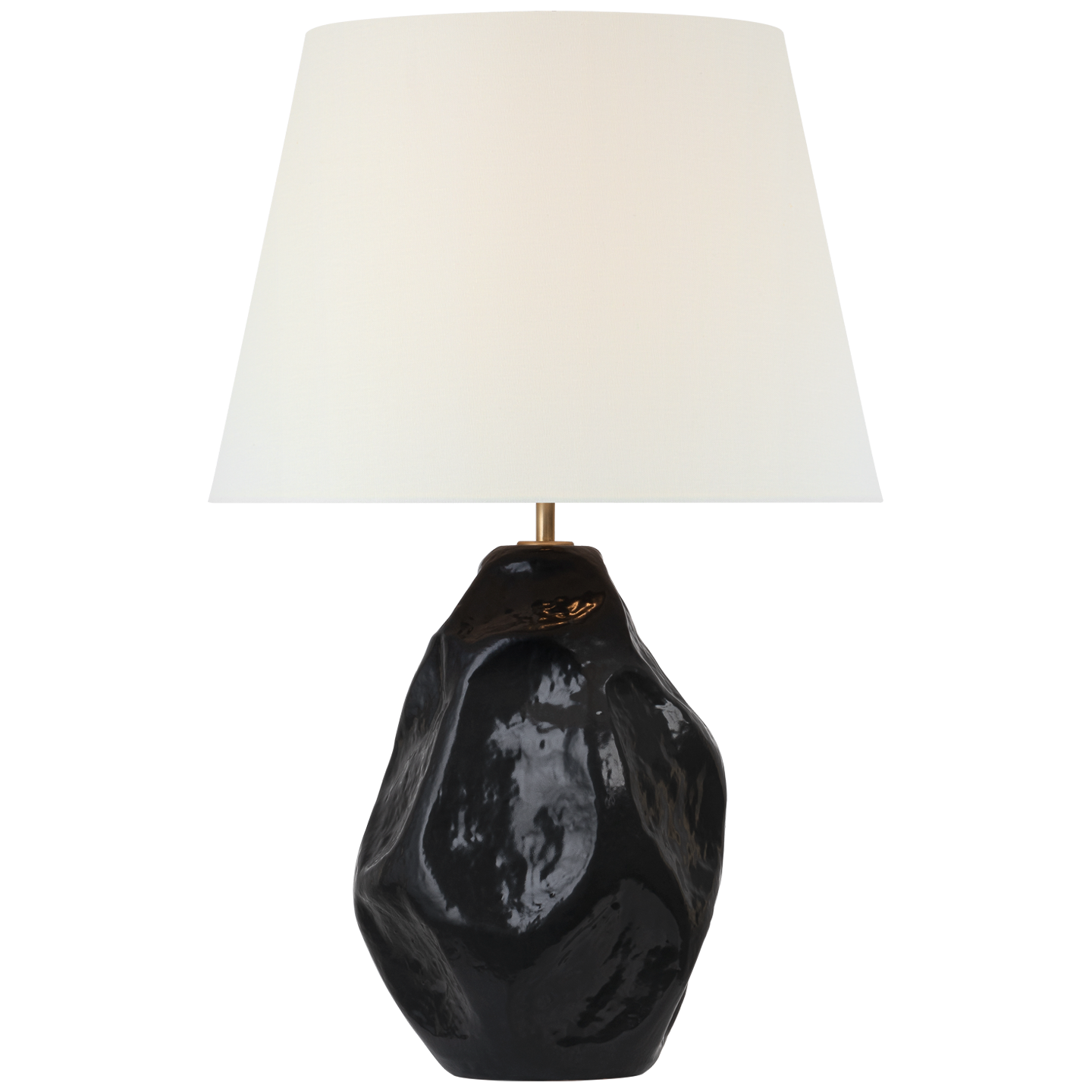 Rocco 27" Table Lamp | Black | Linen Shade