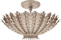Hampton Mini Chandelier | Burnished Silver Leaf