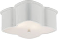 Bolsena Clover Flush Mount | White