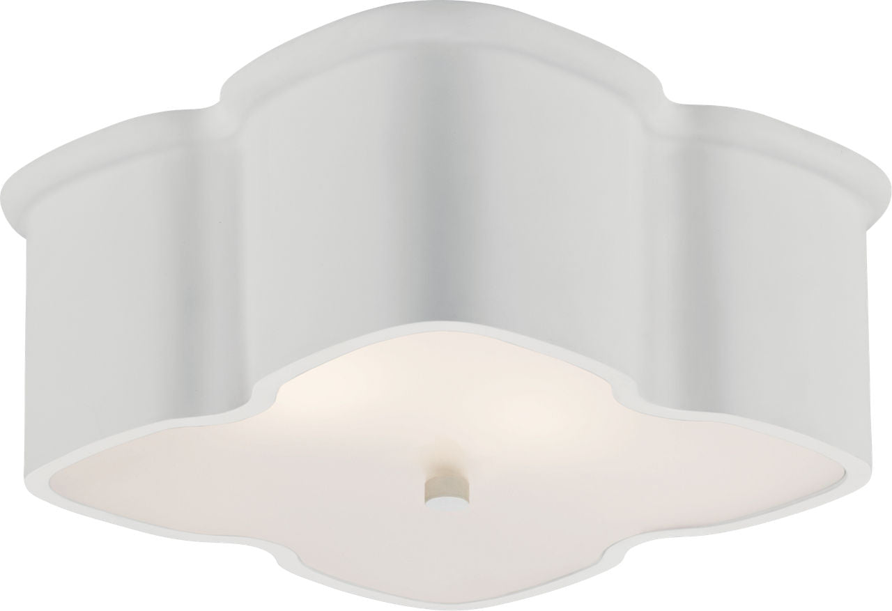 Bolsena Clover Flush Mount | White
