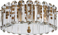Bonnington Medium Flush Mount | Hand-Rubbed Antique Brass
