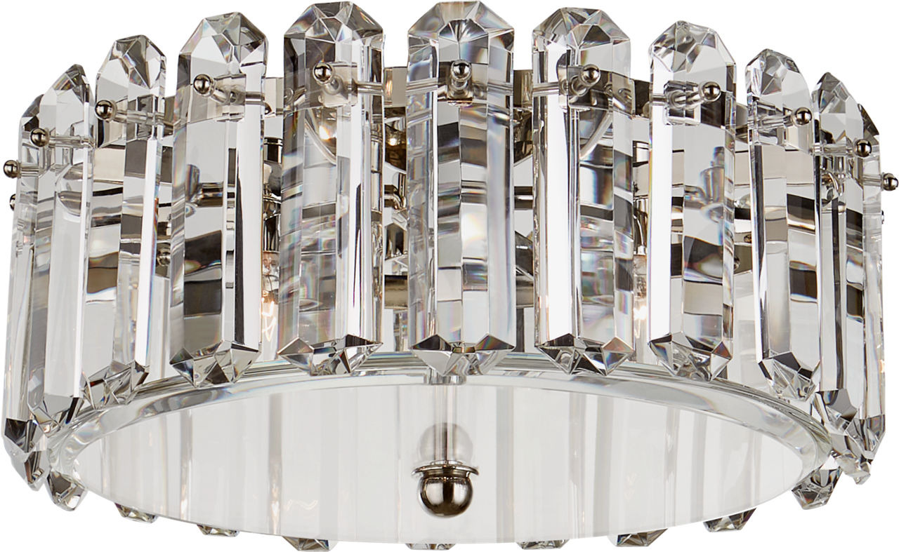 Bonnington Medium Flush Mount | Polished Nickel
