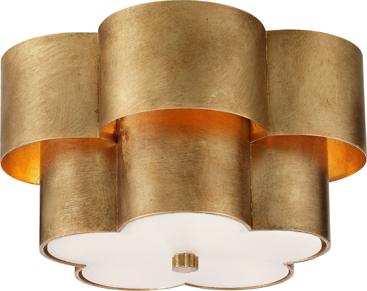 Arabelle Flush Mount | Gild | Frosted Acrylic
