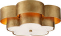 Arabelle Large Flush Mount | Gild | Frosted Acrylic