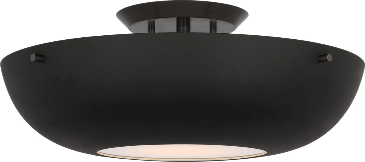 Valencia 16" Flush Mount | Bronze | Matte Black