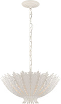Hampton Small Chandelier | Plaster White